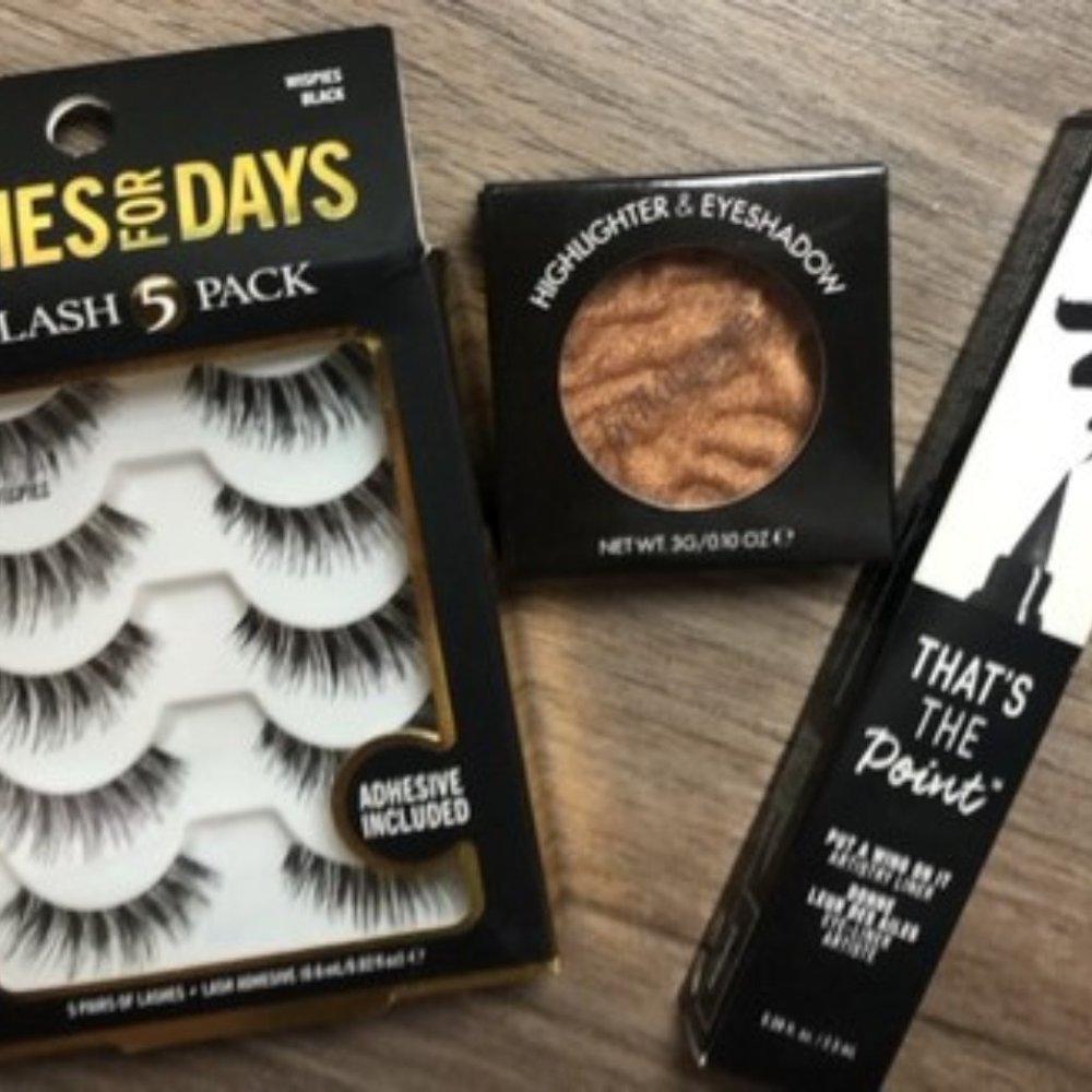 SOLD eye popping set: lashes, liner + lashes